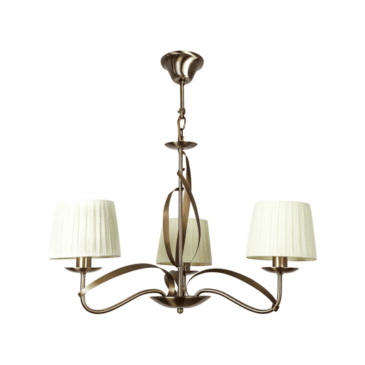 candeeiro de tecto em metal dourado série detroit 60cm