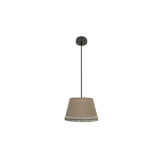 candeeiro de tecto têxtil cor bege série ada 35cm
