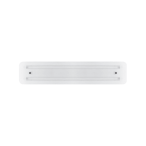 candeeiro de tecto em metal branco série tanzanita 98,5cm