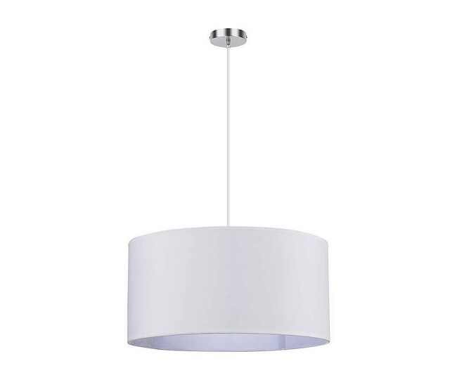 Lampara de techo textil color blanco serie chanza 50cm