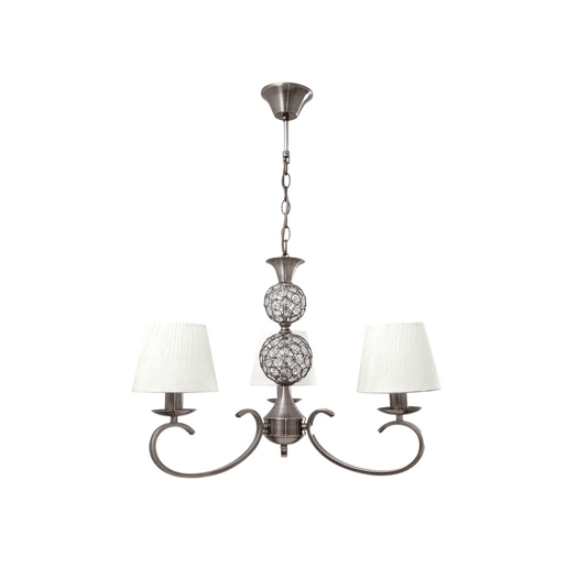 candeeiro de tecto em metal dourado série honduras 60cm
