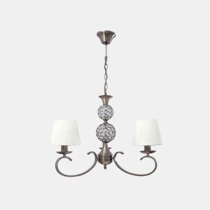 candeeiro de tecto em metal dourado série honduras 60cm