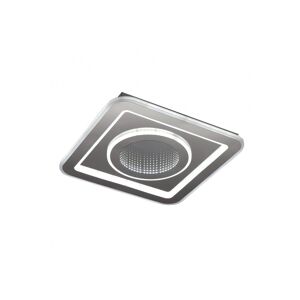 candeeiro de tecto metálico cor branca série bã³veda 47,3cm