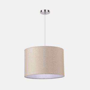 pendente de metal cor bege série chanza 30cm