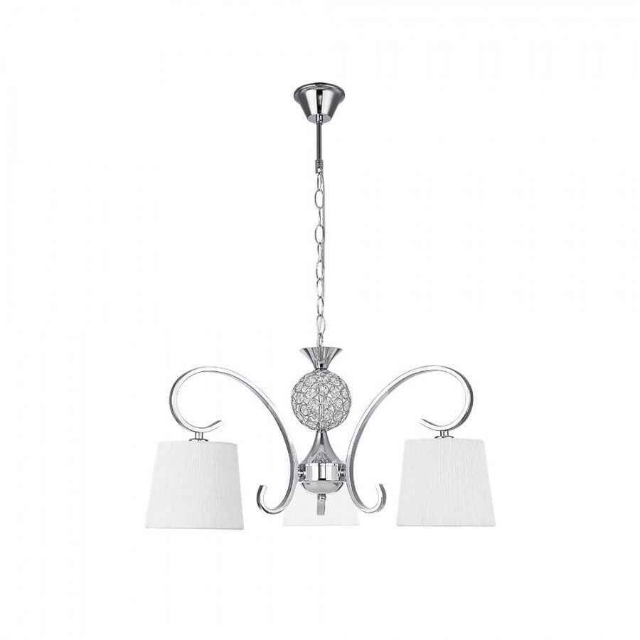 Lampara de techo metal color cromo serie bogota 57cm