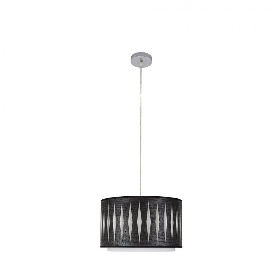 Colgante metal color cromo serie alexandra 30cm