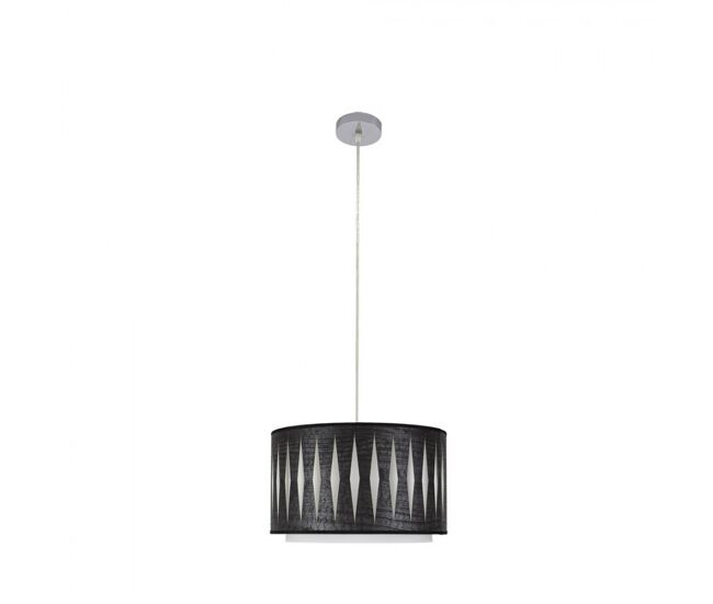 Colgante metal color cromo serie alexandra 30cm