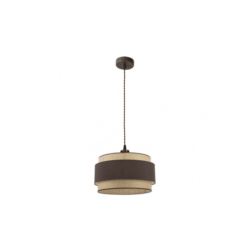 pendente de metal cor castanha série kandy 40cm