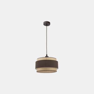 pendente de metal cor castanha série kandy 40cm