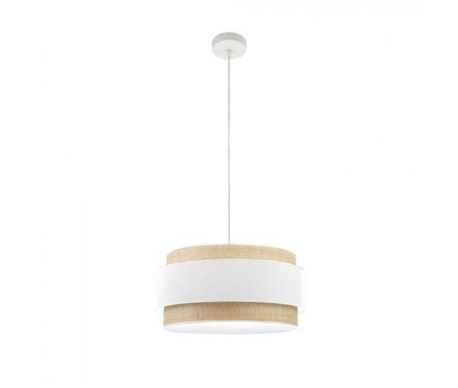 Colgante metal color blanco serie kandy 50cm