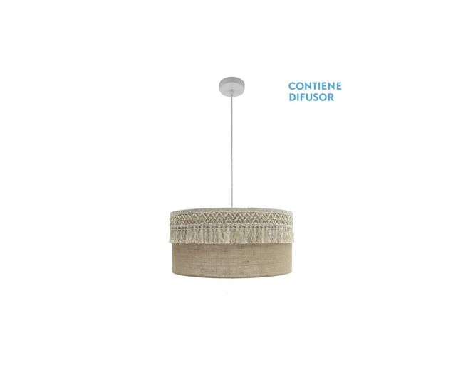 Colgante textil color beige serie ekaterina 50cm
