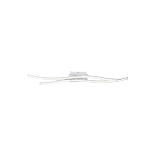candeeiro de tecto metálico cor branca série jorja 80cm