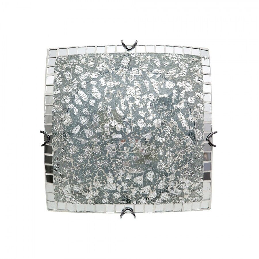 Plafon metal color cromo serie tenor 30cm