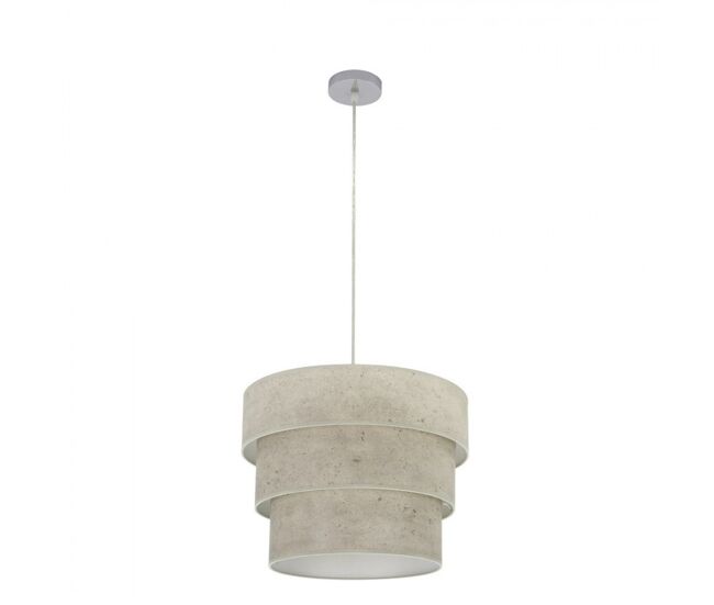 Colgante metal color cromo serie smile 40cm