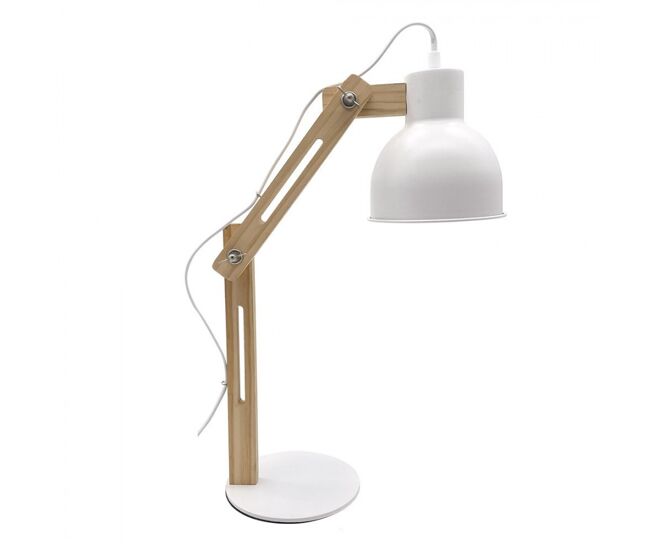 Flexo metal color blanco serie baptista 14cm