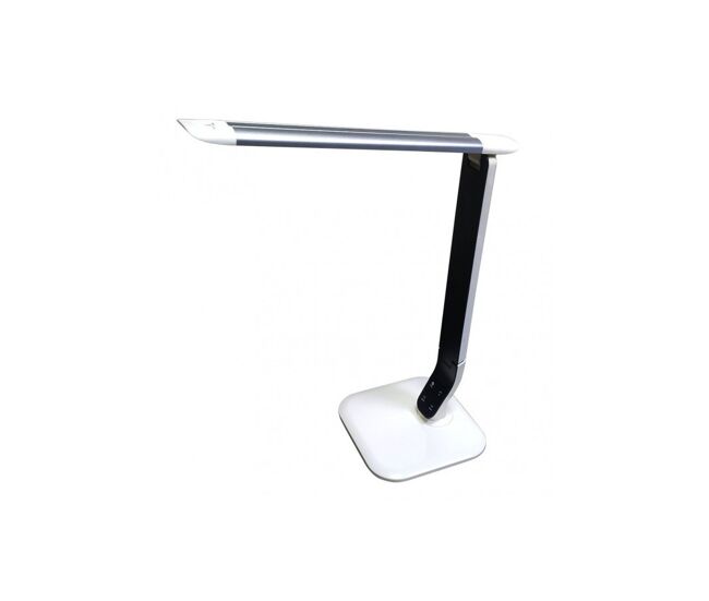 Lampara escritorio acrilico color blanco serie euclasa 34cm