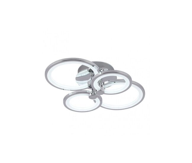 Plafon metal color cromo serie sydney 55cm