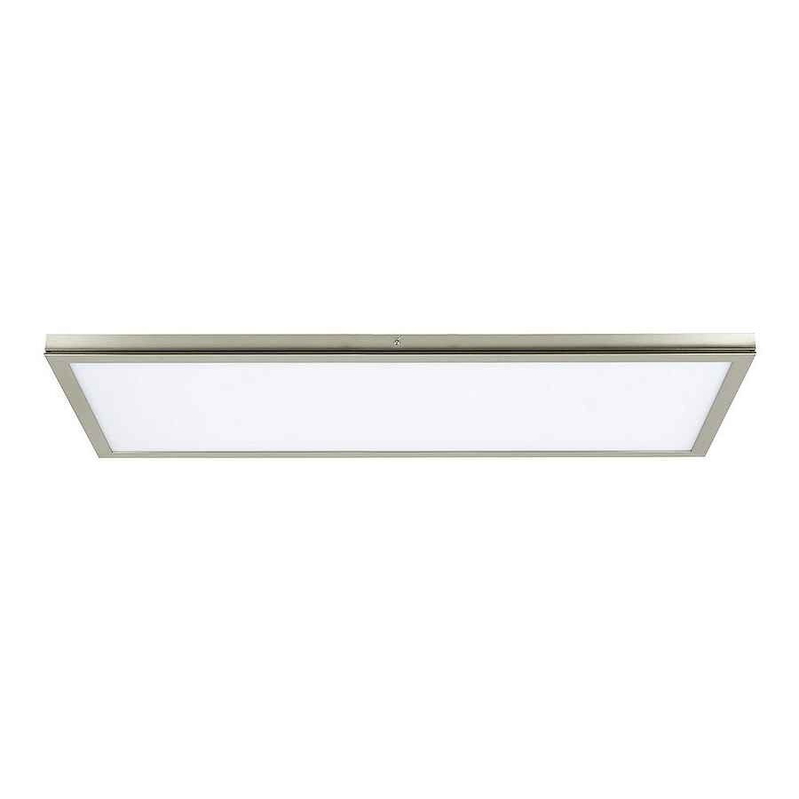Panel led rectangular metal color niquel serie tivoli 30cm