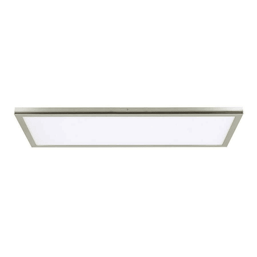 painel led rectangular em metal niquelado série tivoli 30cm