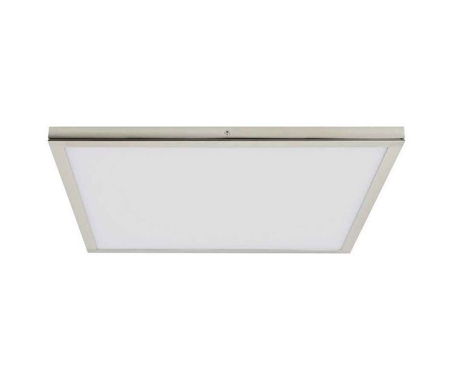 Panel led cuadrado metal color niquel serie tivoli 40cm