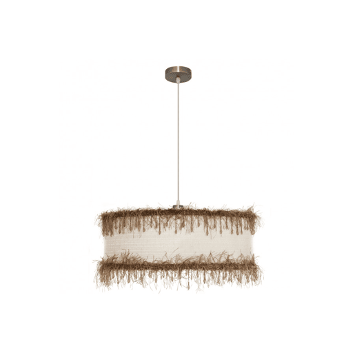 candeeiro de tecto metal cor bege serie hilos 50cm