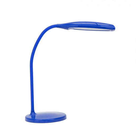policarbonato azul flexo lâmpada turmalite série 16cm