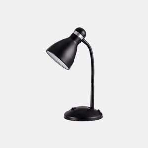 candeeiro de secretária em metal preto da série lazulita 23cm