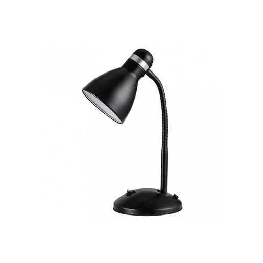 candeeiro de secretária em metal preto da série lazulita 23cm