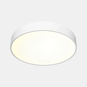 candeeiro de tecto metálico branco bilac série 60cm