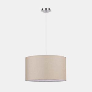 candeeiro de tecto metálico cor bege série chanza 40cm