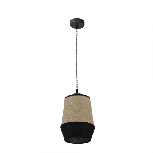 sino pendente de metal preto série 30cm