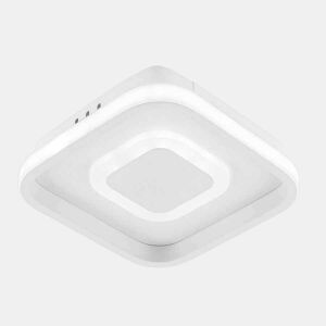 candeeiro de tecto metálico série cor branca elma 21cm
