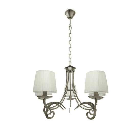 candeeiro de tecto em metal dourado série luxor 61cm