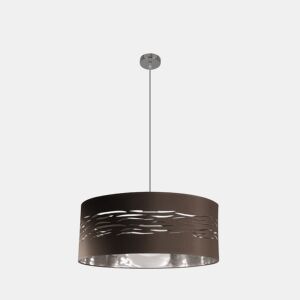 pendente de metal castanho série niebla 50cm