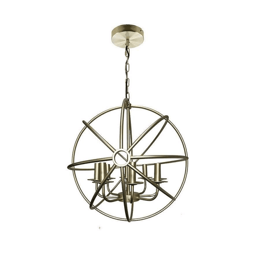 pendente em metal dourado série arnês 52cm