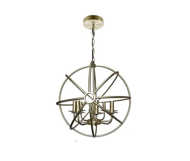 Colgante metal color dorado serie arneses 52cm