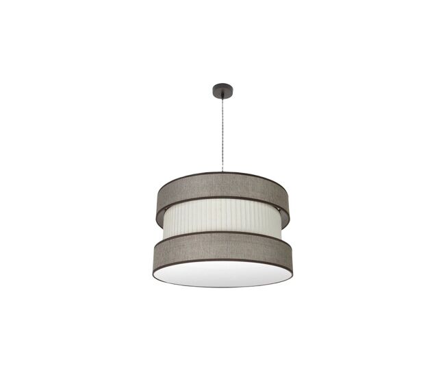 Colgante metal color marron serie home 60cm
