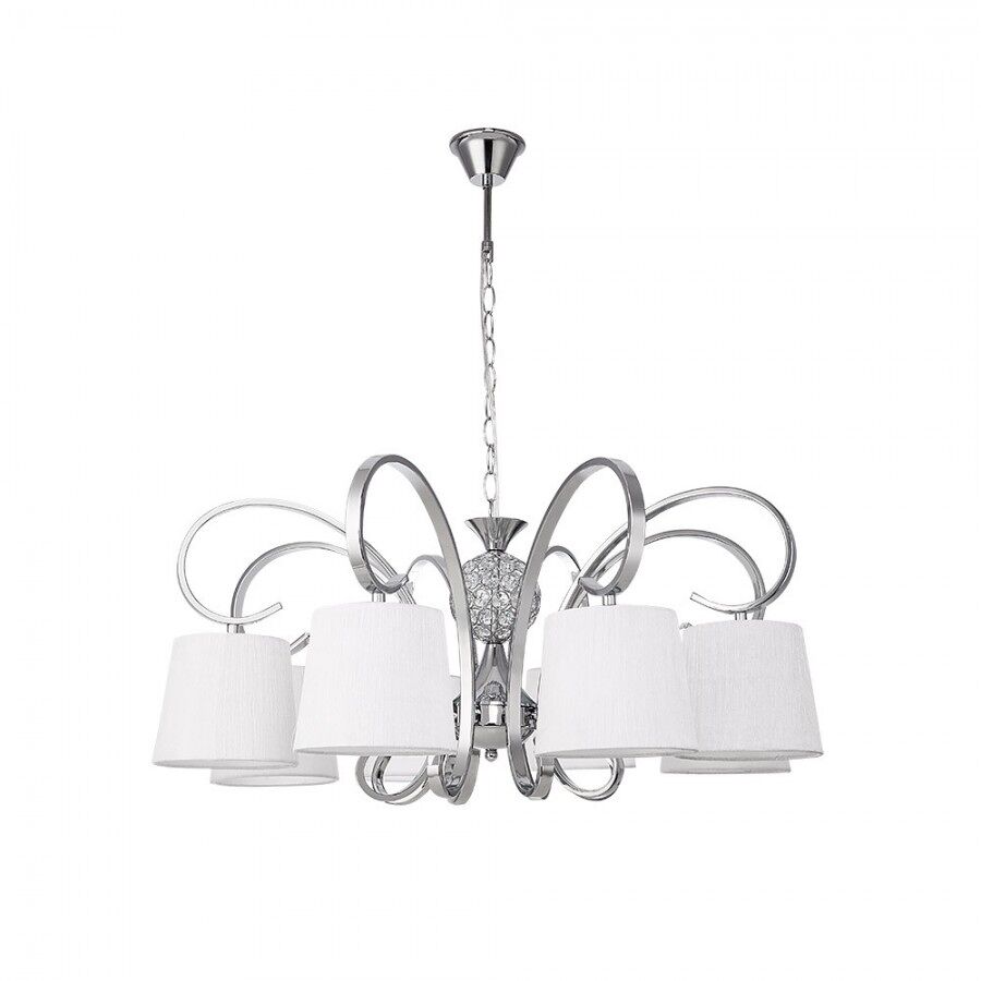 Lampara de techo metal color cromo serie bogota 75cm