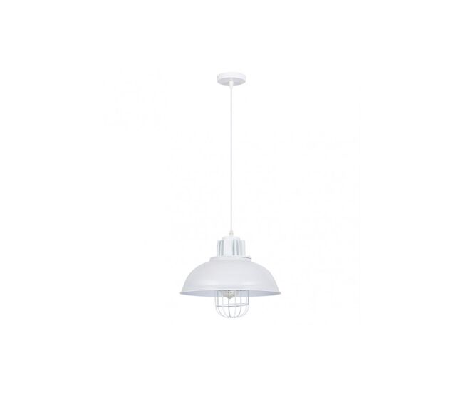 Lampara de techo metal color blanco serie emu 33cm