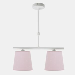 candeeiro de tecto rosa metal série consciência 39cm