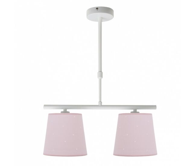 Lampara de techo metal color rosa serie consciencia 39cm