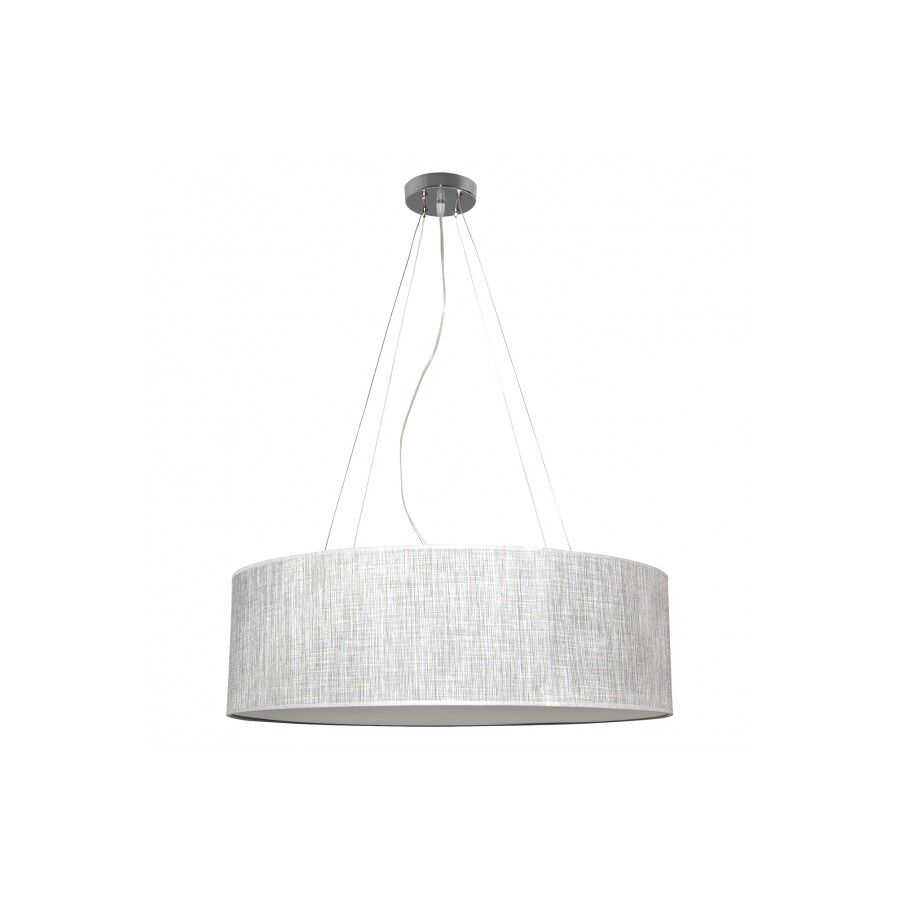 Lampara de techo metal color gris serie asunciã³n 80cm