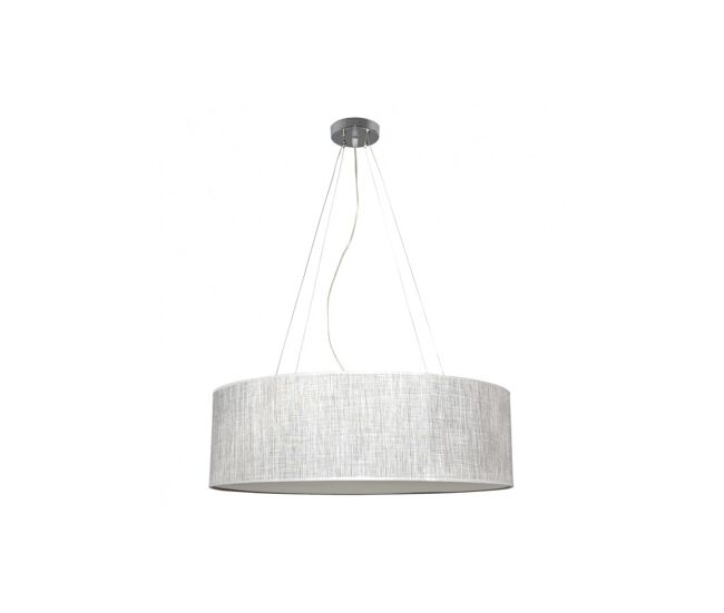 Lampara de techo metal color gris serie asunciã³n 80cm