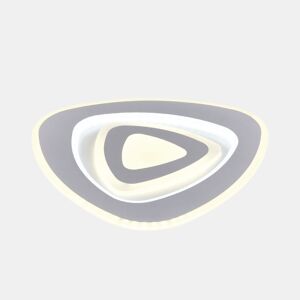candeeiro de tecto acrÃlico cor branca série catanga 31,1cm