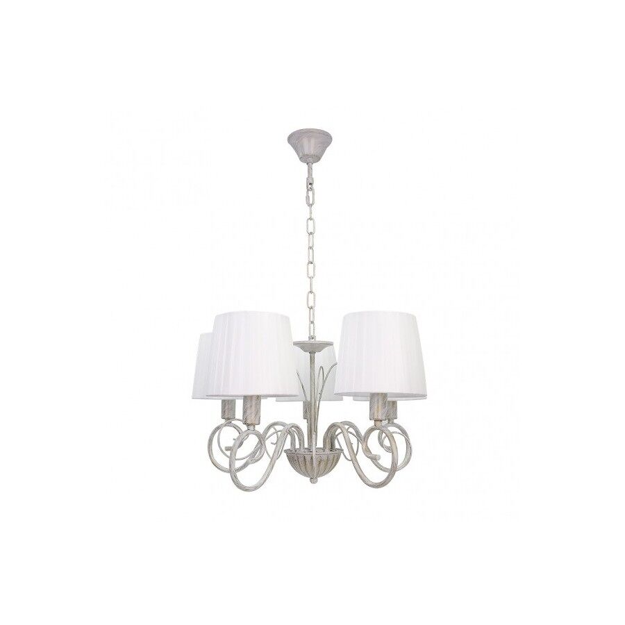 Lampara de techo metal color blanco serie amsterdam 45cm