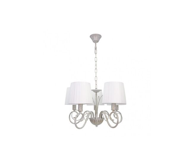Lampara de techo metal color blanco serie amsterdam 45cm