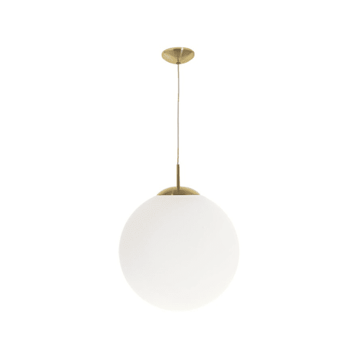 pendente em metal dourado série global 35cm