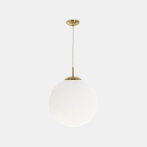 pendente em metal dourado série global 35cm