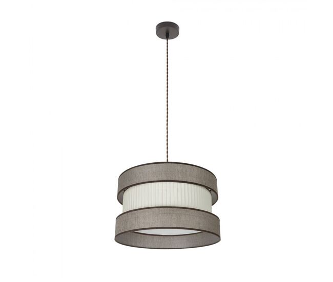 Colgante metal color marron serie home 40cm