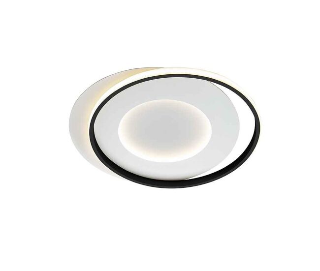 Lampara plafon aluminio color blanco serie limbos 58cm